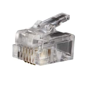 Conectores modulares de datos RJ45/CAT6, paquete de 25 unidades -  VDV826-603