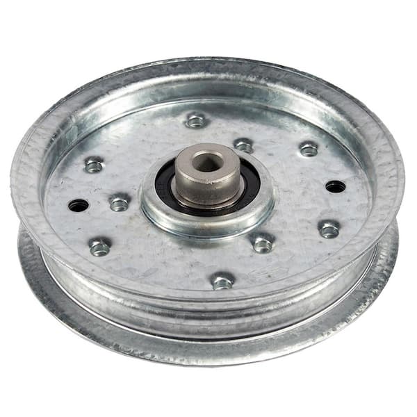 MaxPower Flat Idler Pulley for MTD, Cub Cadet, Troy-Bilt Mowers Replaces OEM #'s 956-04129, 753-08171, 756-04129