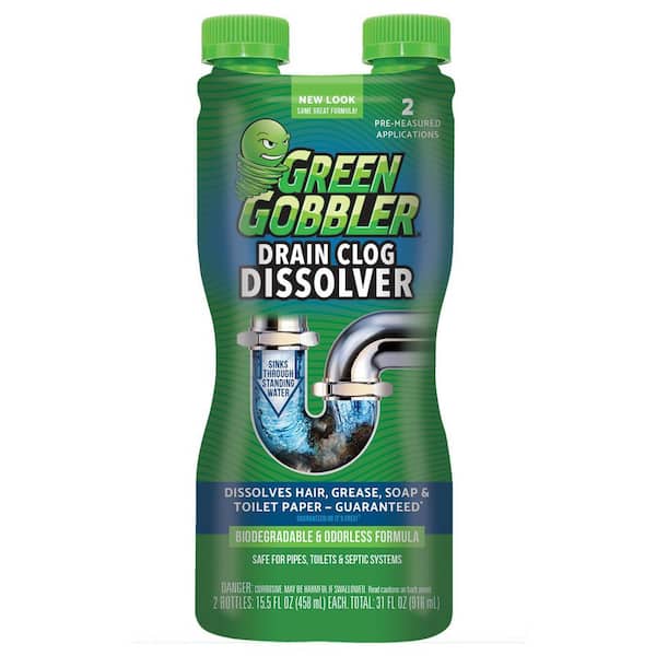 Green Gobbler 31 oz. Drain and Toilet Clog Dissolver Premeasured Applications