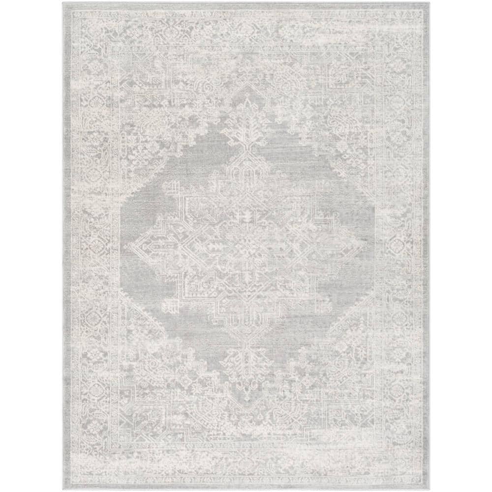 Artistic Weavers Lafayette Gray Updated Traditional 6'7 x 9'6 Area Rug 