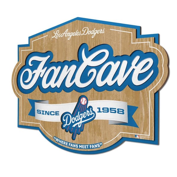 MLB Los Angeles Dodgers Fan Cave Decorative Sign