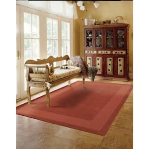 Simply Elegant Spice 4 ft. x 6 ft. Solid Contemporary Area Rug