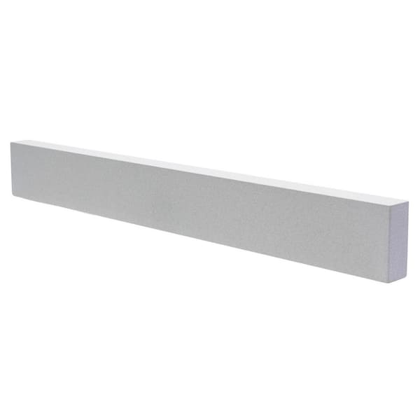 Eden Bath 25 in. x 3 in. Terrazzo Vanity Backsplash in Light Gray