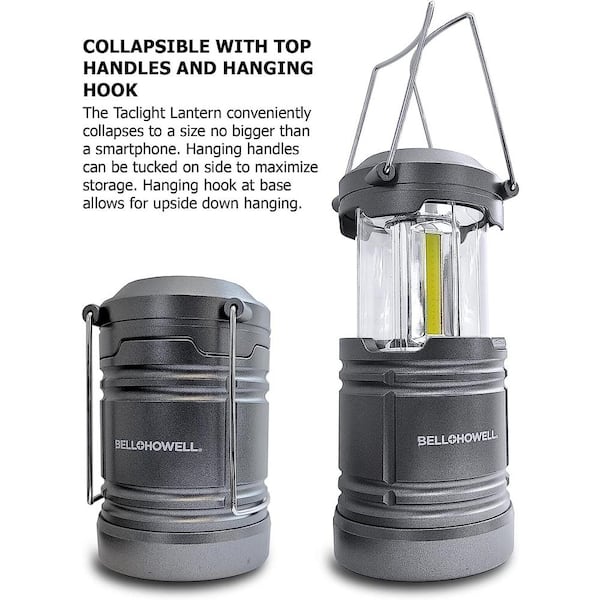 BELL + HOWELL Bell + Howell Flashlight and Lantern Magnetic Combo Pack -  Black, LED Bulb, Water Resistant, Impact Resistant, 2 Pack, Perfect for  Power Outages, Camping, Auto, Home in the Camping