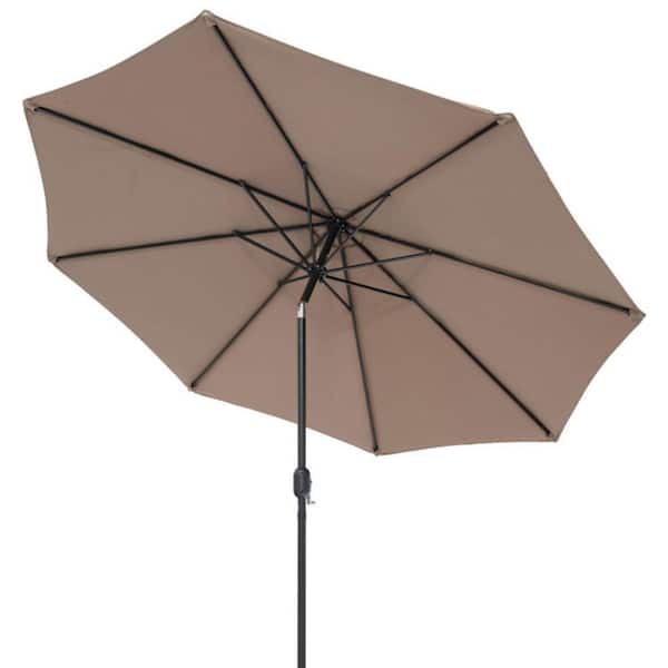 JOYESERY 7.5 ft. Solar LED Patio Umbrellas With Solar Lights