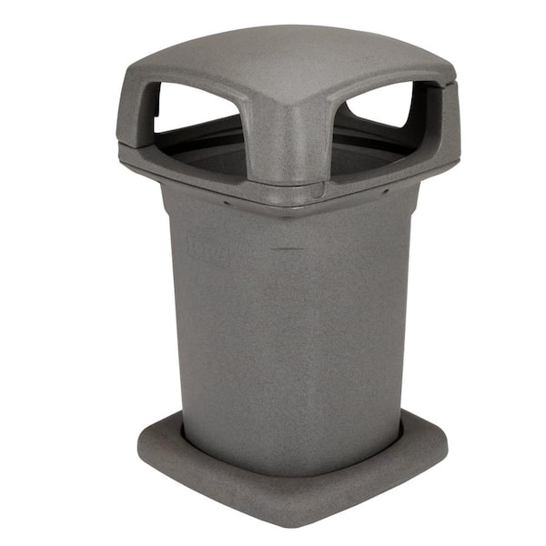 Toter 60 Gal. Park Trash Can with Lid