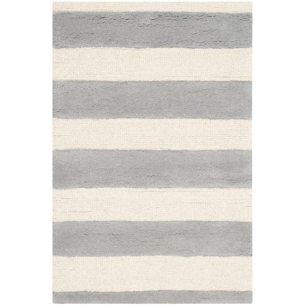 Cambridge Gray/Ivory 2 ft. x 3 ft. Area Rug