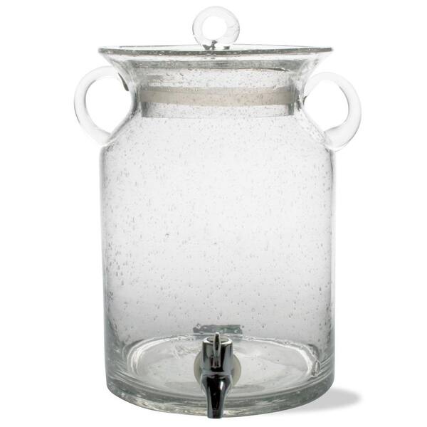 Tag 228 oz. Clear Bubble Glass Drink Dispenser