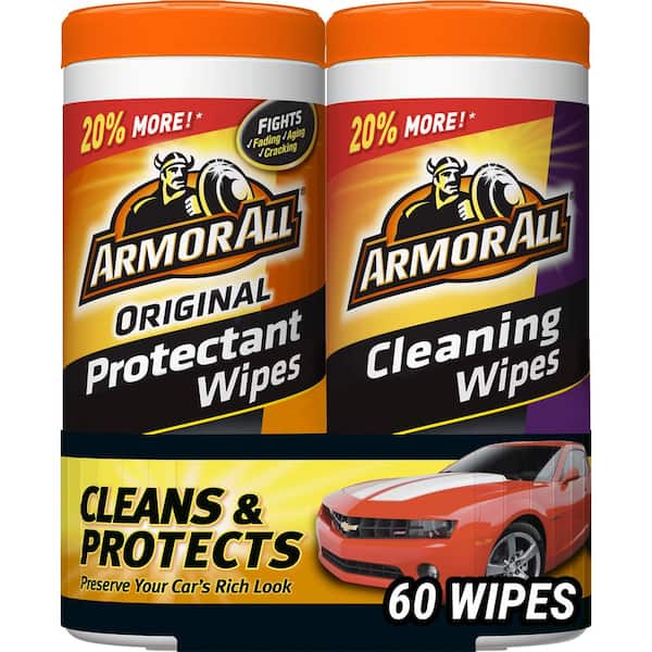 Armor All Original Protectant, Cleaning & Glass Wipes Triple Pack