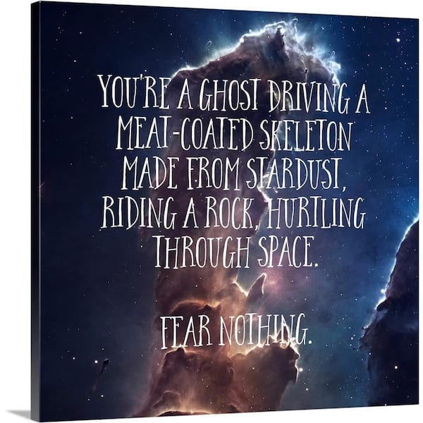 GreatBigCanvas "Fear Nothing - Sentiment" by Inner Circle Canvas Wall Art