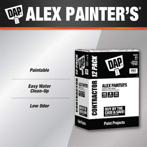 Alex Painter's 10.1 oz. All-Purpose Acrylic Latex Caulk (12-Pack)