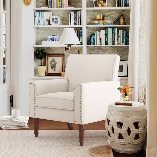 Nailhead chairs store for living room