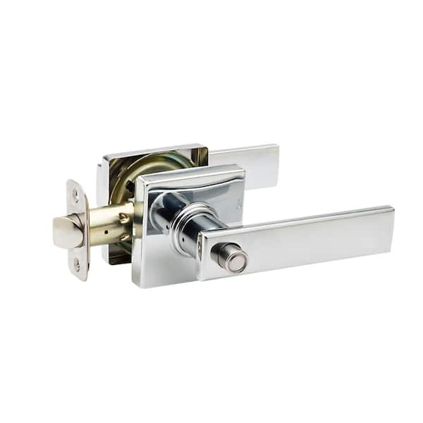 Copper Creek Craftsman Remi Polished Stainless Bed/Bath Door Handle