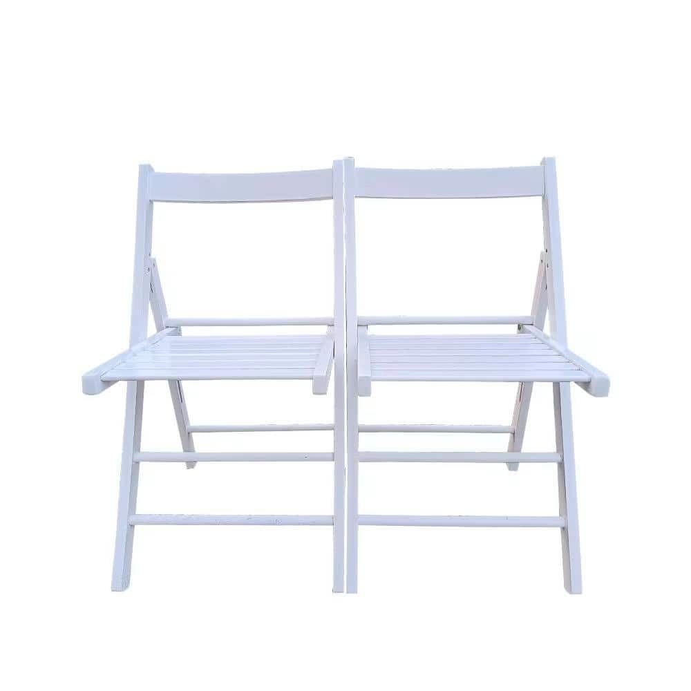 Folding Chair-2/S, Foldable Style-White