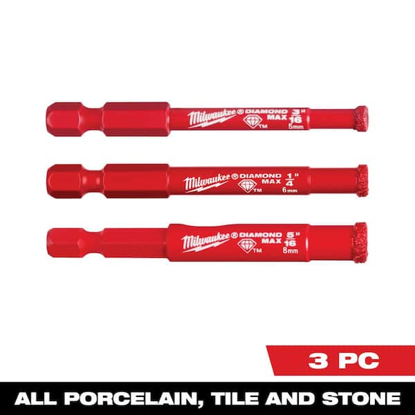 Diamond MAX Hole Saw Set (3-Piece)