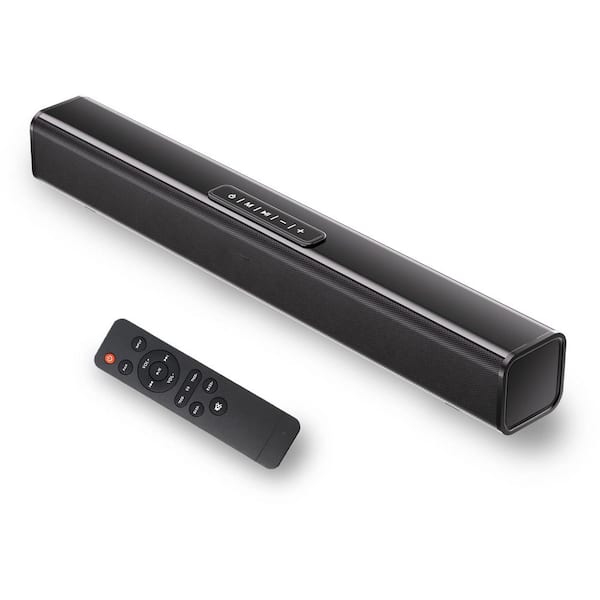 19 in. Bluetooth 5 Channel TV Soundbar 30W Audio Speaker with HDMI ARC Optical AUX USB Wall Mountable