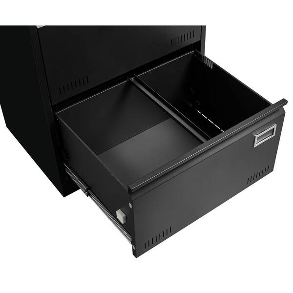 Damodpoy 17 in. W 3 Drawer Metal Vertical File Cabinet with Lock