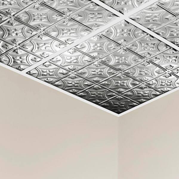 2 Ft X Lay In Tin Ceiling Tile, Paint Drop Ceiling Tiles
