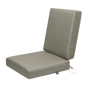 Duck Covers Weekend 36 in. W x 18 in. D x 3 in. Thick Outdoor Dining Chair Cushions in Moon Rock