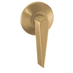 Archer Trip Lever in Vibrant Brushed Bronze