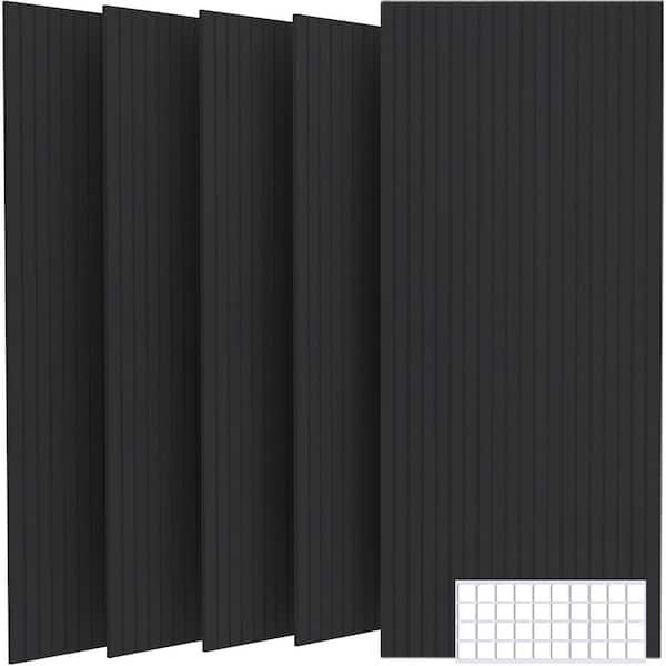 48 in. x 24 in. x 0.4 in. Large Acoustic Panels (5-Pack), Sound Dampening Panels, Made of High-Quality Polyester Fiber