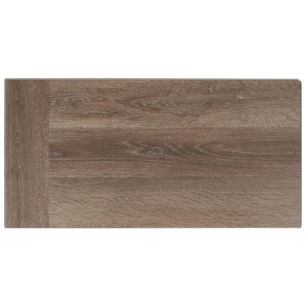 Ivy Hill Tile Stacy Garcia Chic Parquet 20 MIL Mocha 6 in. x 0.2 in. Click Lock Waterproof Luxury Vinyl Flooring Sample