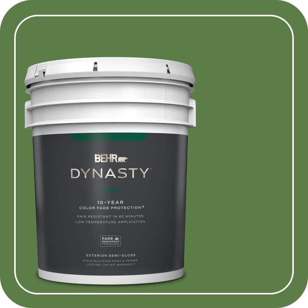 5 gal. #440D-6 Grassy Field Semi-Gloss Exterior Stain-Blocking Paint & Primer price history on PriceWatchPro