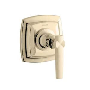 Margaux 1-Handle Transfer Valve Trim Kit in Vibrant French Gold with Lever Handle (Valve Not Included)