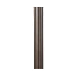 7 ft. Oil Rubbed Bronze Fluted Outdoor Lamp Post