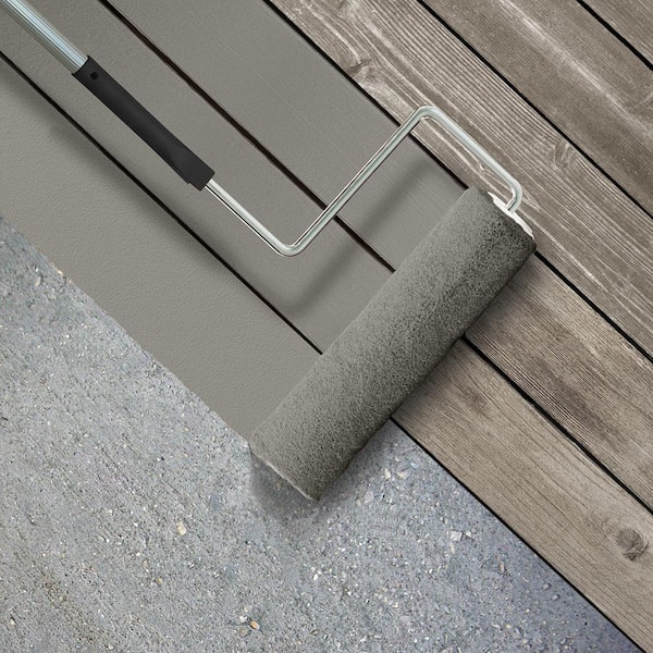 5 gal. #SC-137 Drift Gray Smooth Solid Color Exterior Wood and Concrete  Coating