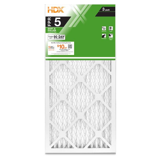 Photo 1 of 12 in. x 24 in. x 1 in. Standard Pleated Air Filter FPR 5 (3-Pack)