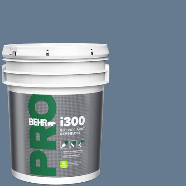 BEHR PRO 5 gal. #S510-5 Skinny Jeans Semi-Gloss Interior Paint