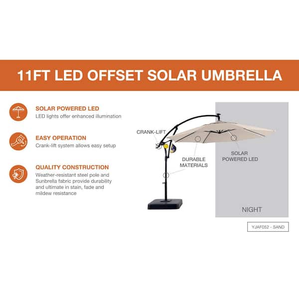 backyard creations offset patio umbrella BACKYARD Creations UMB-951371,UMB-952371 10x13Ft Rectangle Offset Umbrella  with Resin Base Installation Guide