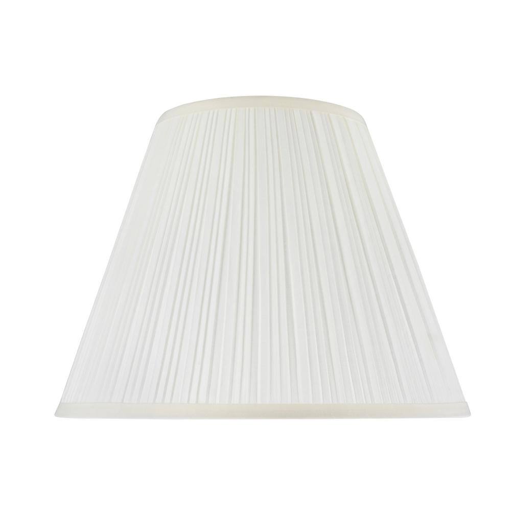 Aspen Creative Corporation 14 In X 11 Off White Pleated Empire Lamp Shade 33026 The Home Depot White Pleated Empire Lamp Shade, Pleated Lamp Shades Australia
