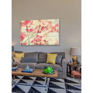 16 in. H x 24 in. W "Morning Light" by Marmont Hill Printed White Wood Wall Art