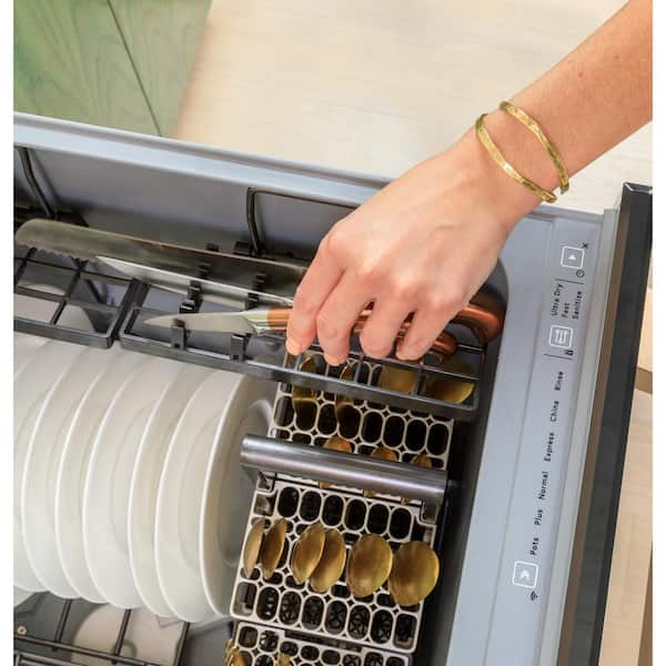 Cafe 24 Matte White Smart Single Drawer Dishwasher with