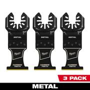 1-3/8 in. Carbide Universal Fit Extreme Metal Cutting Multi-Tool Oscillating Blade (3-Pack)