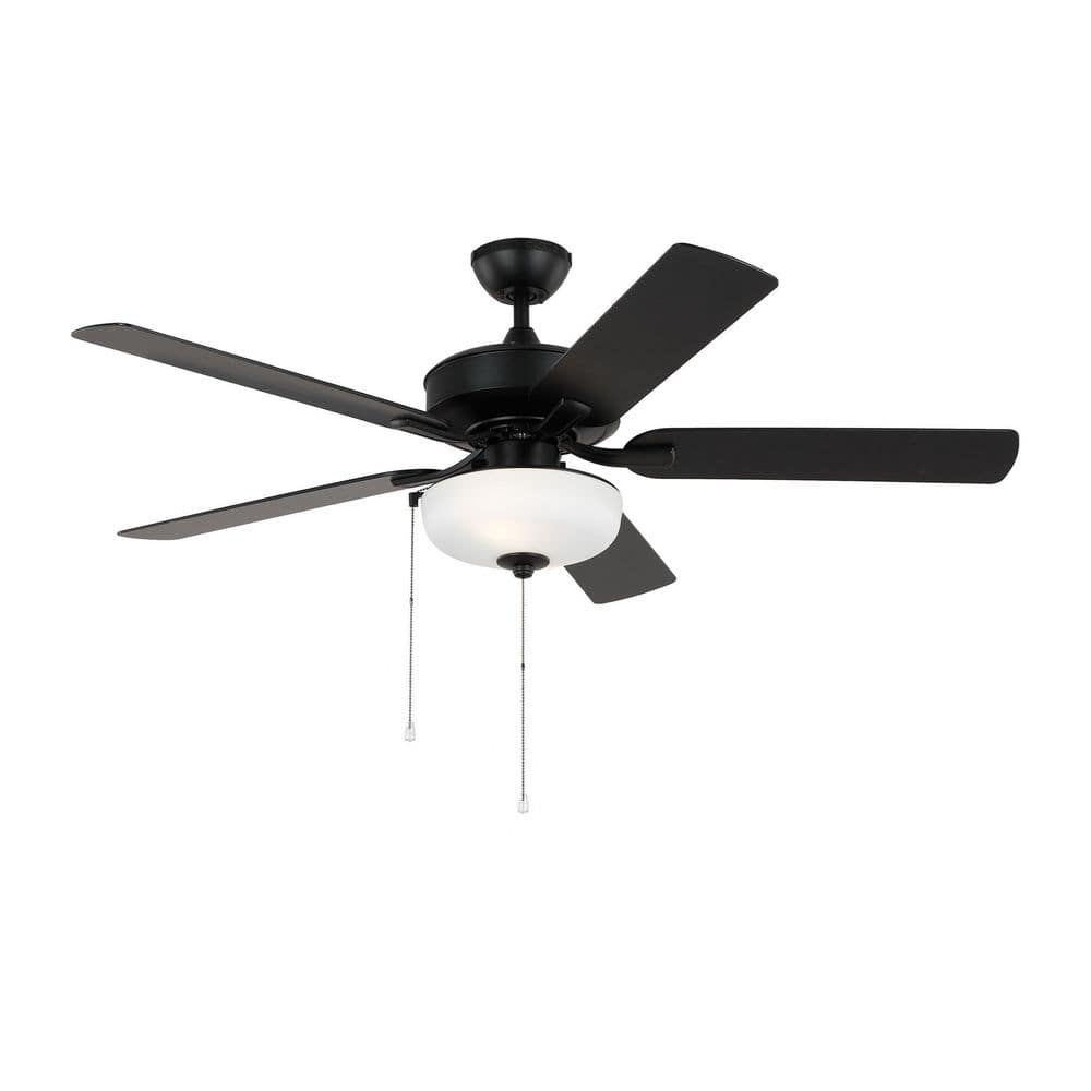 52'' Midnight Black Ceiling Fan with LED Light Kit