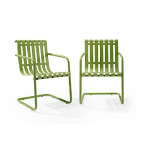Gracie Green Metal Outdoor Chair (Set of 2) (2-Piece/Carton)