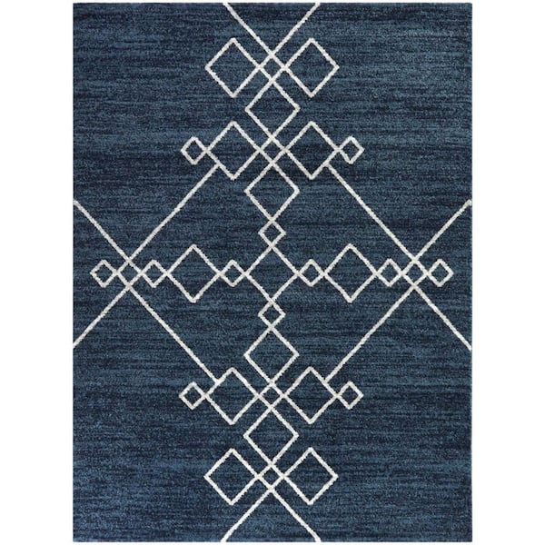 Nuloom Feodora Plush Diamond Tassel Area Rug, Size 4' X 5' 6