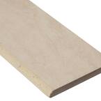 Pavia Gray Bullnose 3 in. x 24 in. Glazed Porcelain Wall Tile ( 24 ln. ft. / Case )