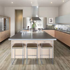 Take Home Sample - Elite Dimming Sky Oak 20 Mil T x 7 in. W x 8 in. L Click Lock Waterproof Lux Vinyl Plank Flooring