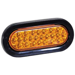 Buyers Products Company LED 4 in. Round Strobe Light, Amber SL40AR - The  Home Depot