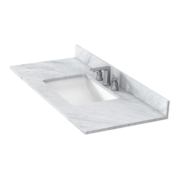 49-in Ariston Natural Marble Single Sink Bathroom Vanity Top 49-in Ariston Natural Marble Single Sink Bathroom Vanity Top