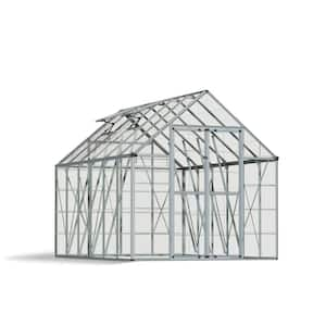 Snap and Grow 8 ft. x 12 ft. Silver/Clear DIY Greenhouse Kit