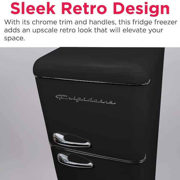 Frigidaire 7.5 cu. ft. Mini Fridge in Black with Rounded Corners