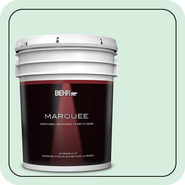 BEHR MARQUEE 5 gal. #470C-2 Winter Fresh Flat Exterior Paint & Primer