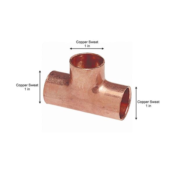 Copper Pressure Tee C611 for sale online NIBCO 1 In 