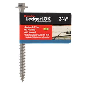 LedgerLOK 3-5/8 in. Structural Wood Screw (Single Fastener)