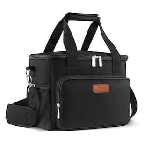 15 Capacity Insulated Lunch Bag Food and Beverage Soft-Side Leakproof Cooler with Adjustable Shoulder Strap for Picnic